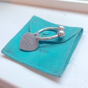 Tiffany Heart Tag Key Ring